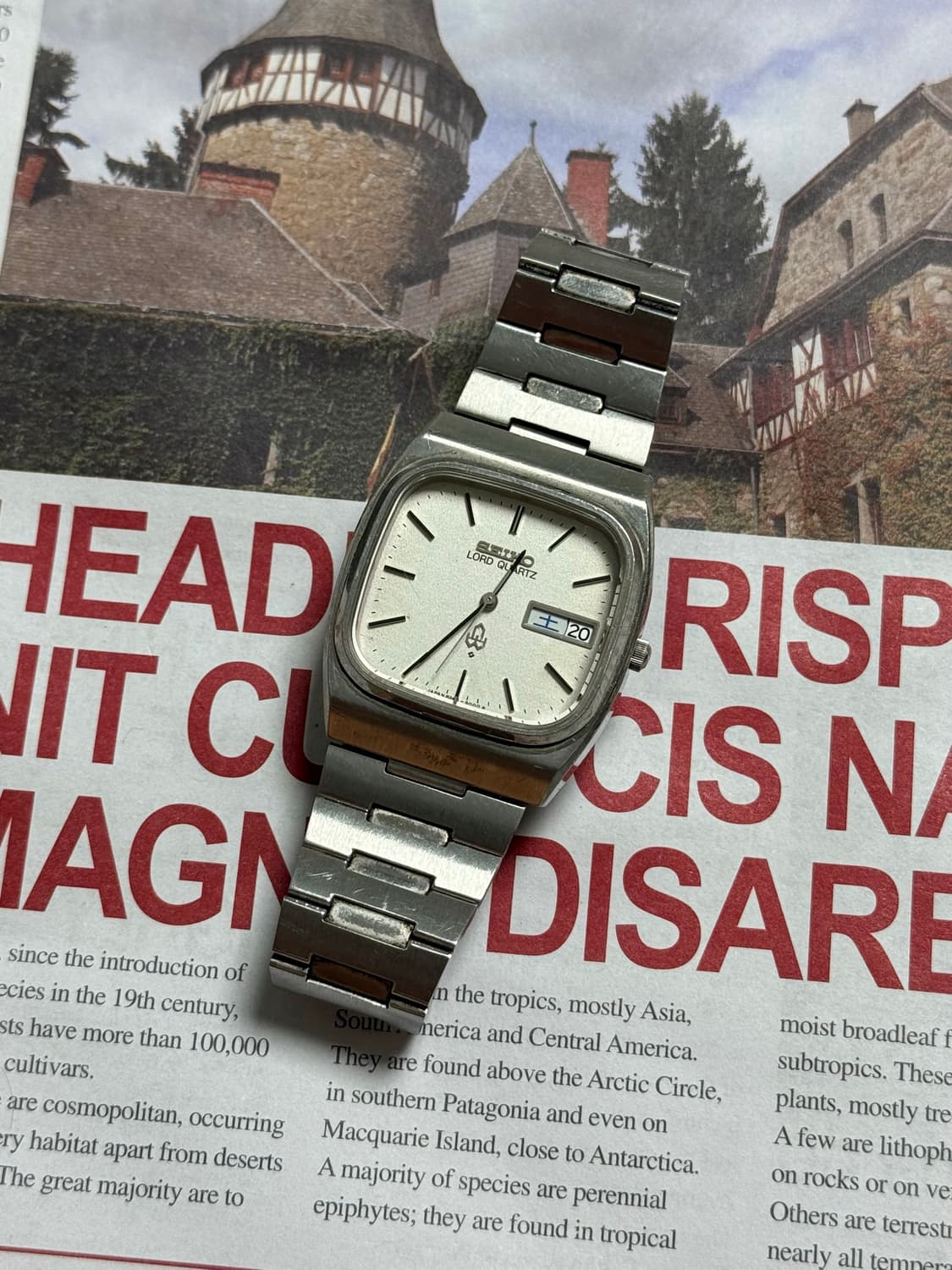 Seiko 세이코 쿼츠 Lord Quartz 스퀘어 Day-Date 19 상품이미지7