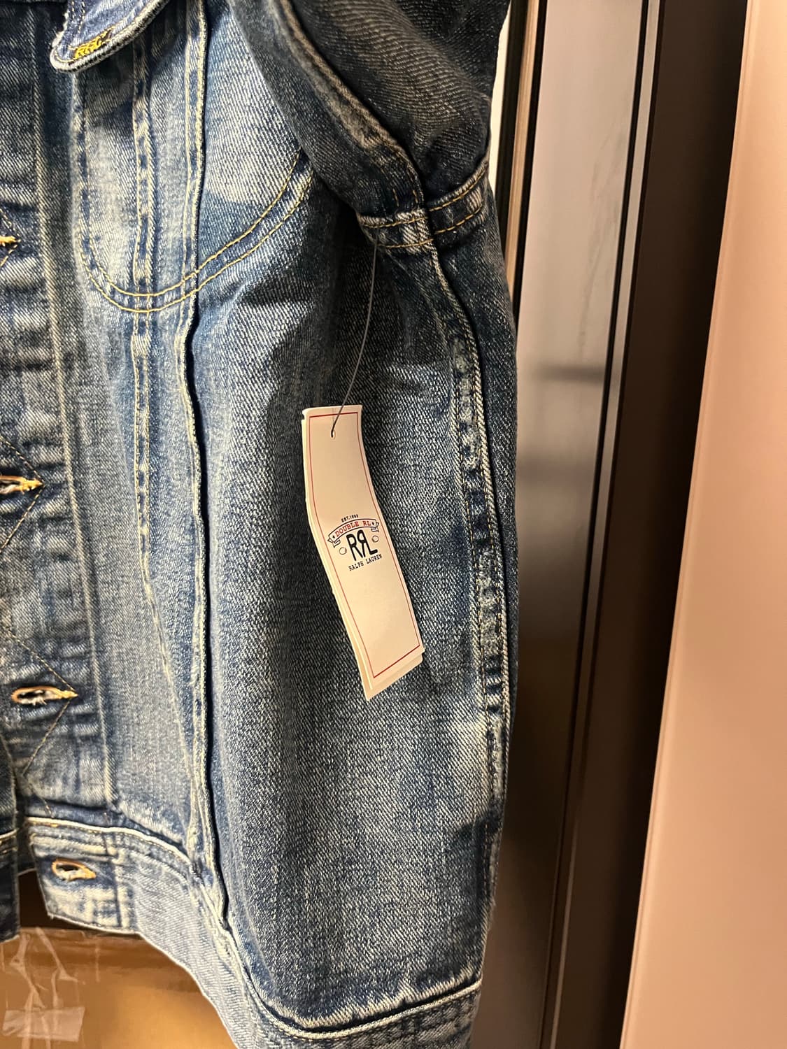 rrl 릴랜드 데님 자켓 L사이즈 새제품 팝니다. 상품이미지2