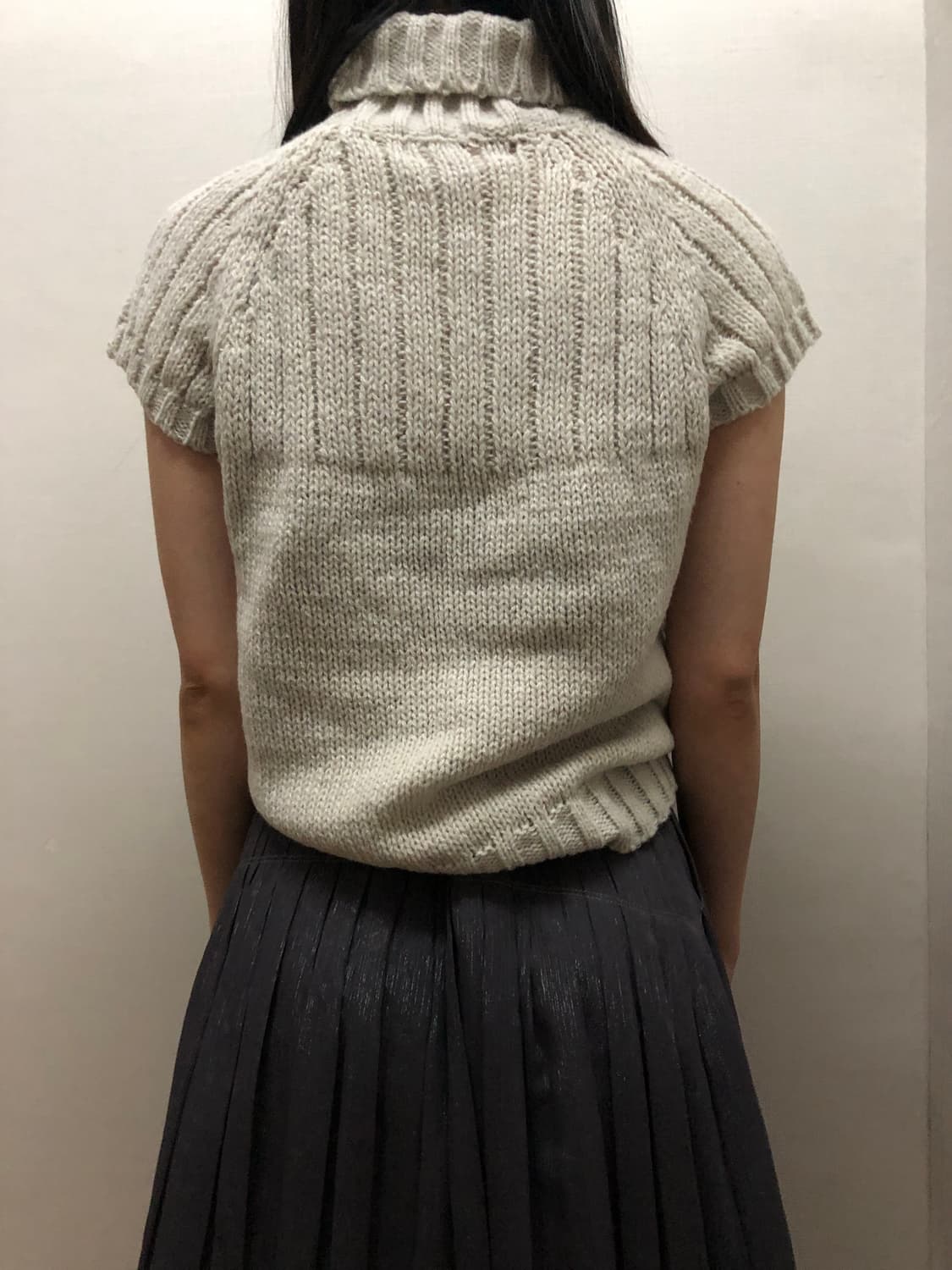 빈티지 라이트그레이 니트 상품이미지5