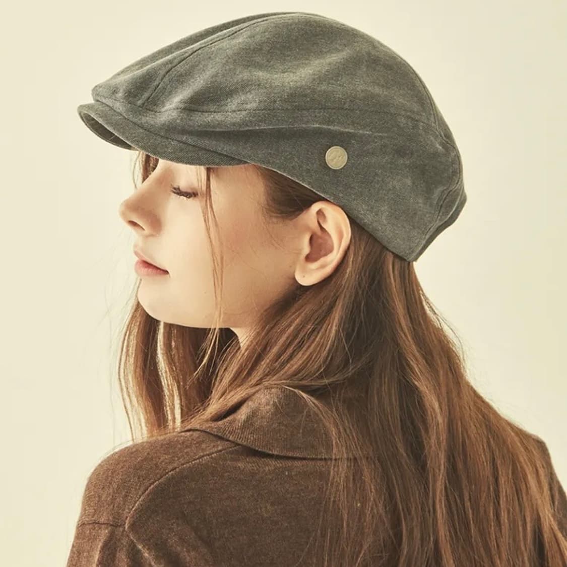 챠미 제이드 다크그레이 헌팅캡 상품이미지2