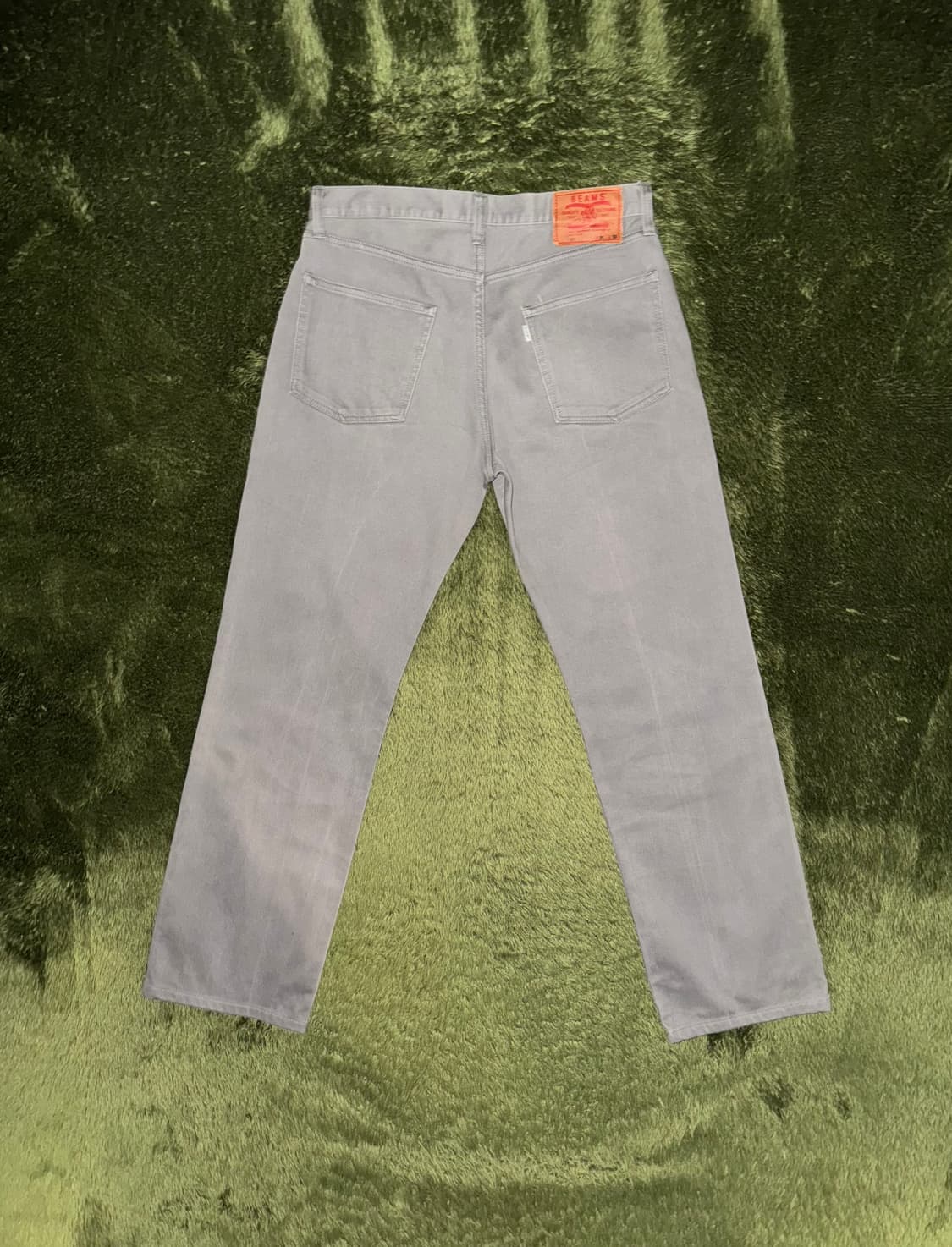 [W31/L34] BEAMS 빔즈 211 오리지널 데님 팬츠 그레이 상품이미지7