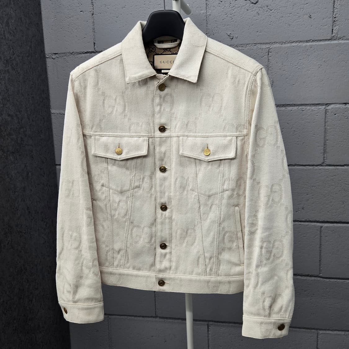 구찌 GG 맥시 자카드 데님 자켓 44 상품이미지1