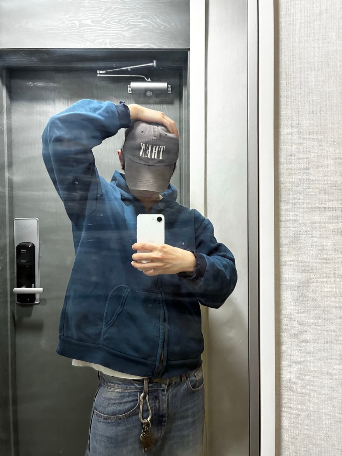 교환)3->2 26ss 아프레쎄 빈티지스웻 후드집업 3 (100-105) 상품이미지3