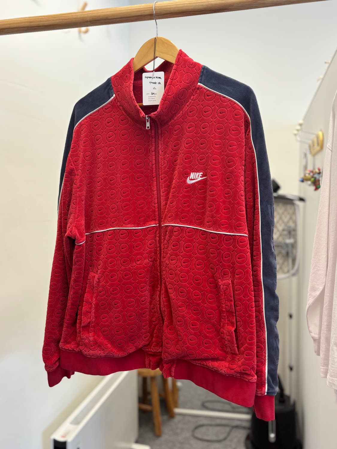 Supreme x nike velour track jacket 상품이미지1