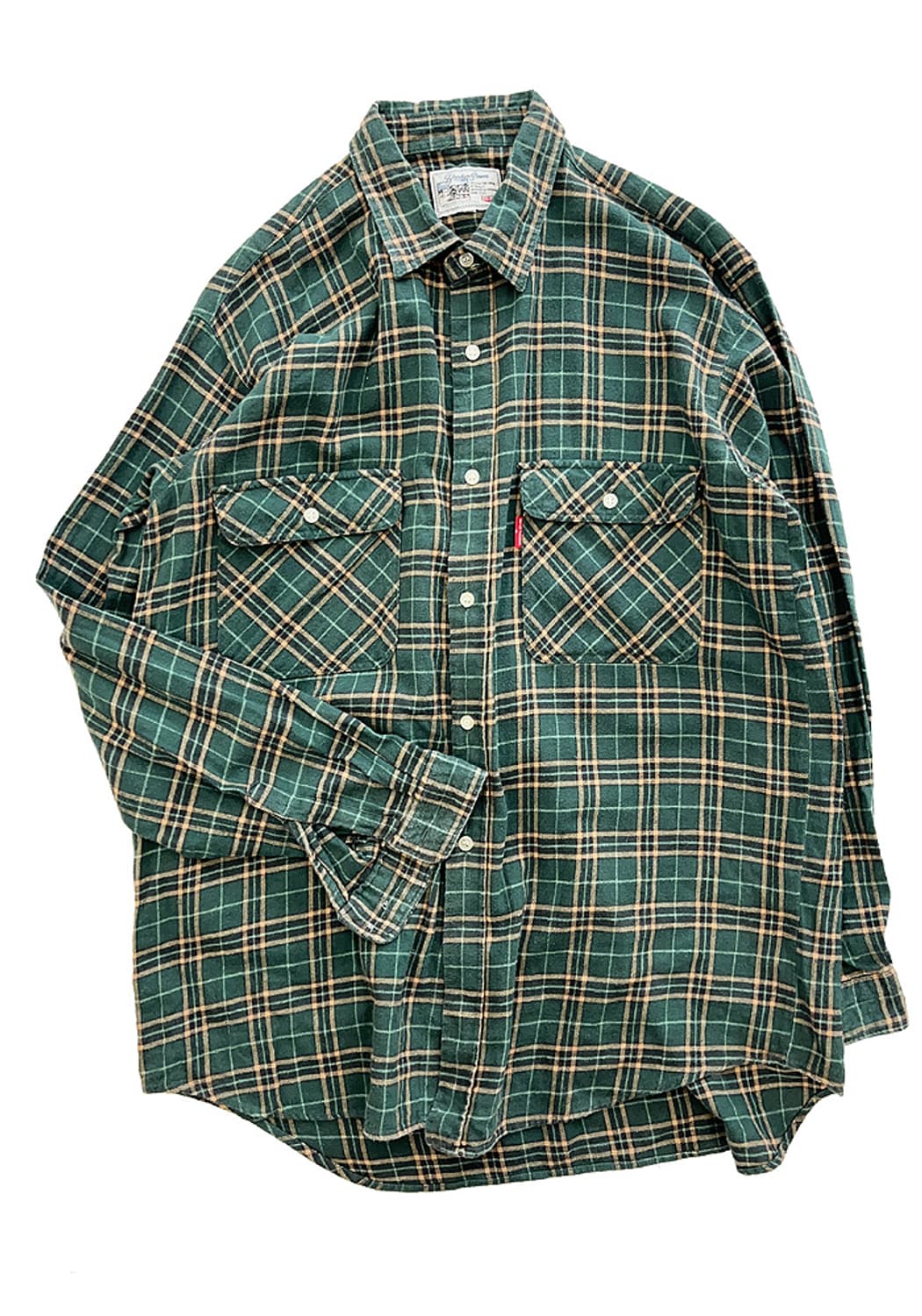 빅존 빈티지 체크 셔츠 상품이미지3