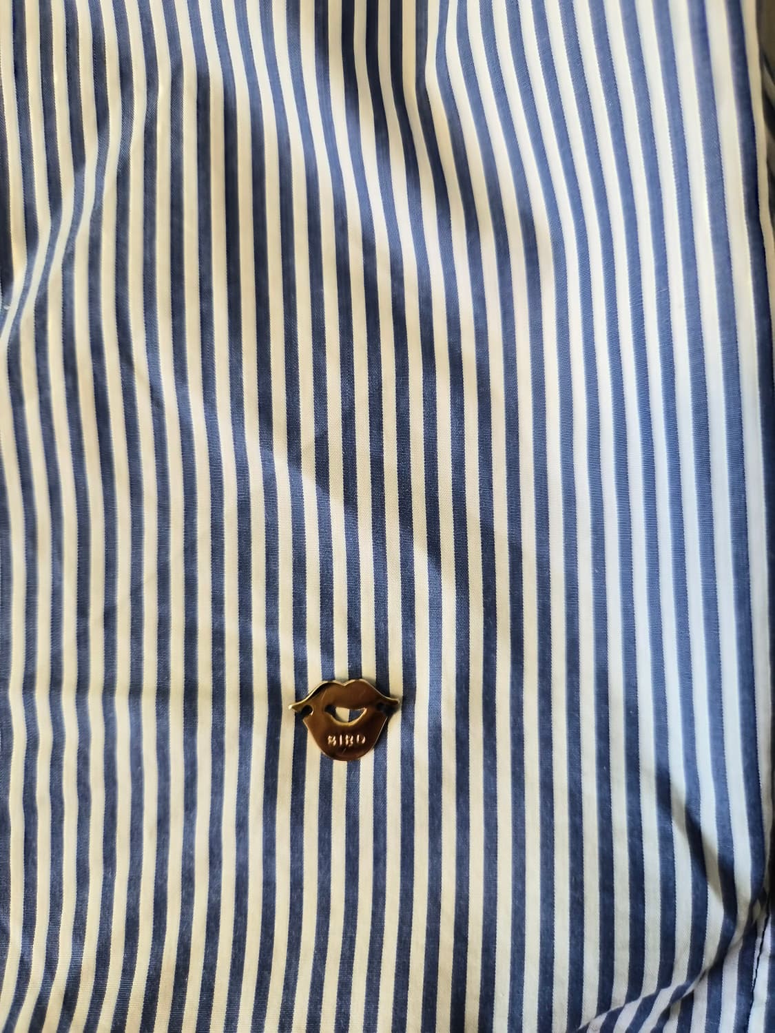 쥬시꾸뛰르 BIRD 한섬정품 / 스트라이프 드레이프 블라우스 상품이미지4