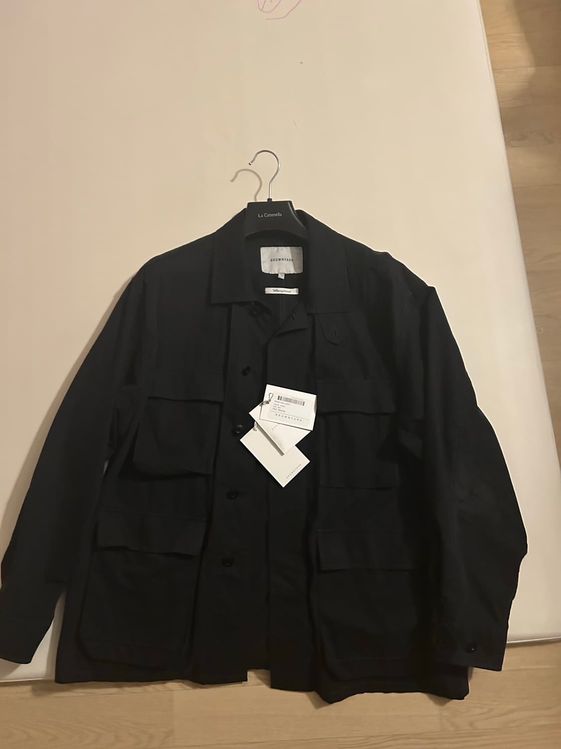 브라운야드 워시드 BDU 자켓 블랙 3사이즈 상품이미지2