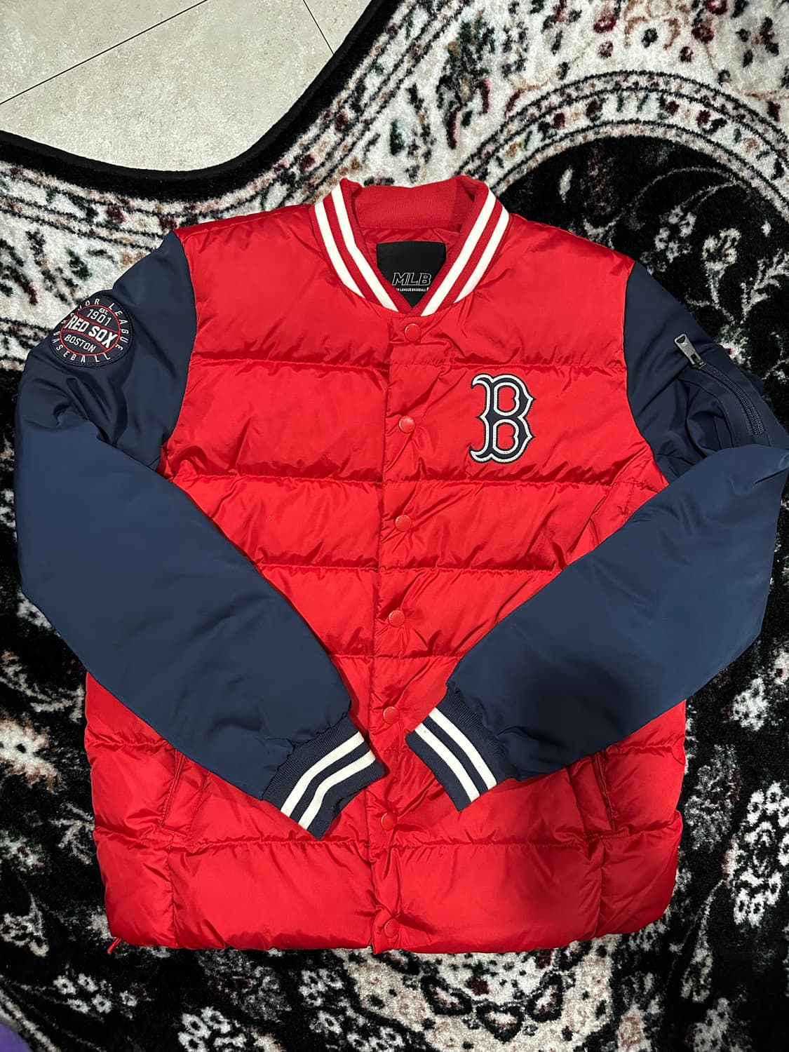 MLB 보스턴 레드삭스 바시티 패딩 점퍼  상품이미지1