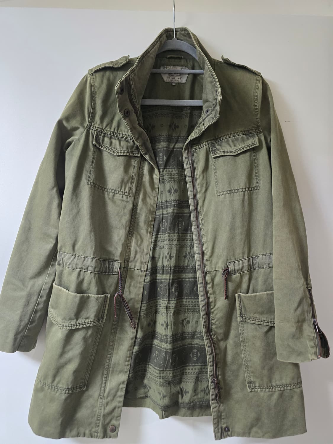 자라 Trafaluc 카키 야상 자켓 S 상품이미지1