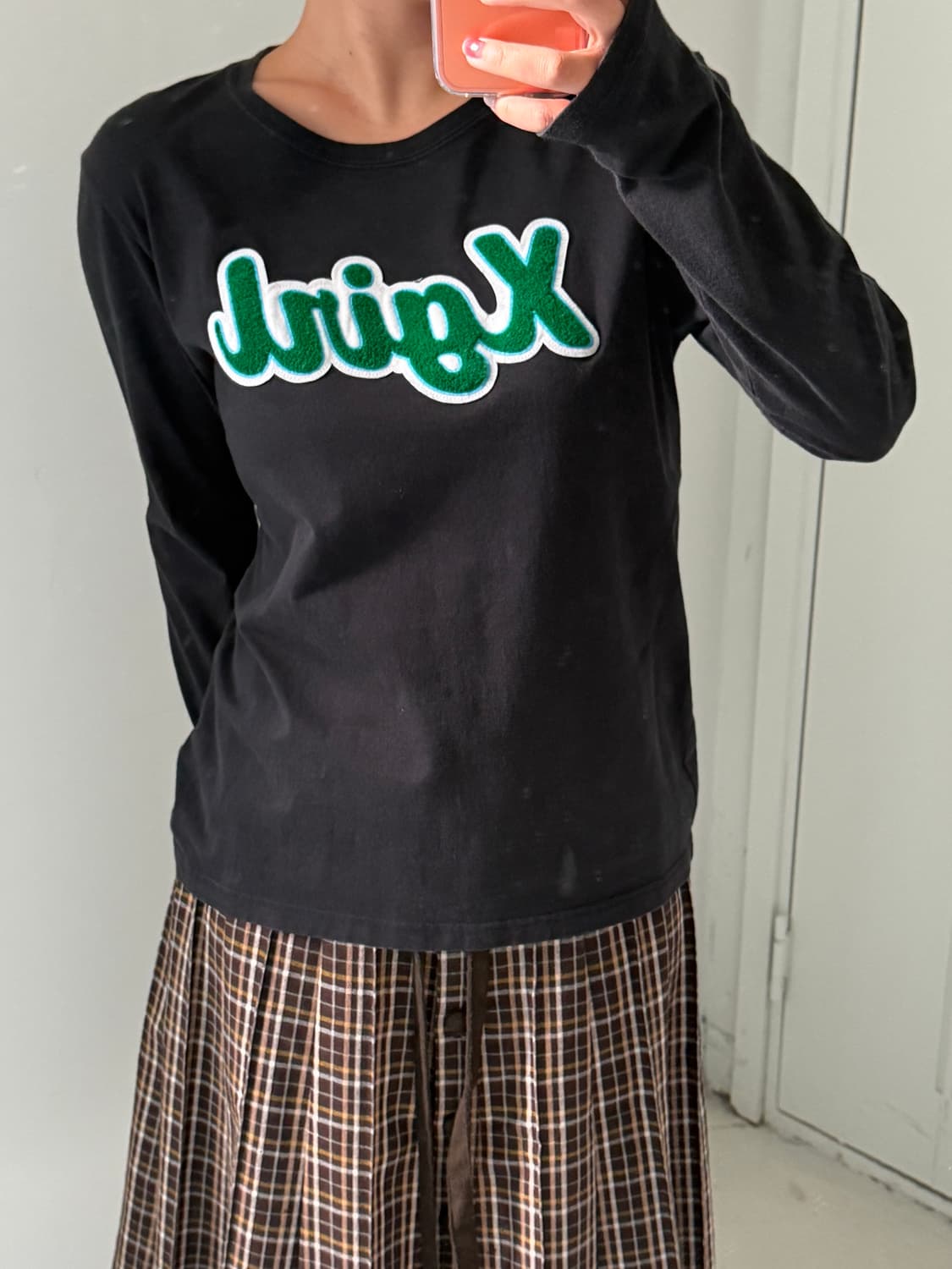 일본빈티지 엑스걸 스티치 롱슬리브 상품이미지1