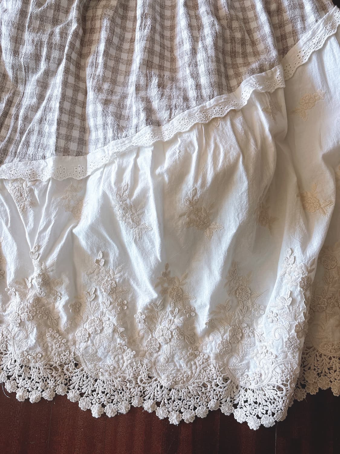 모리걸 라떼갸루 롱스커트 상품이미지3