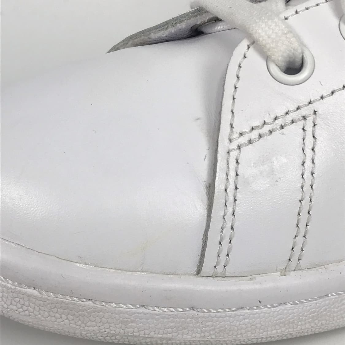 아디다스 스탠스미스 흰/초 스니커즈 신발 남성290 상품이미지6