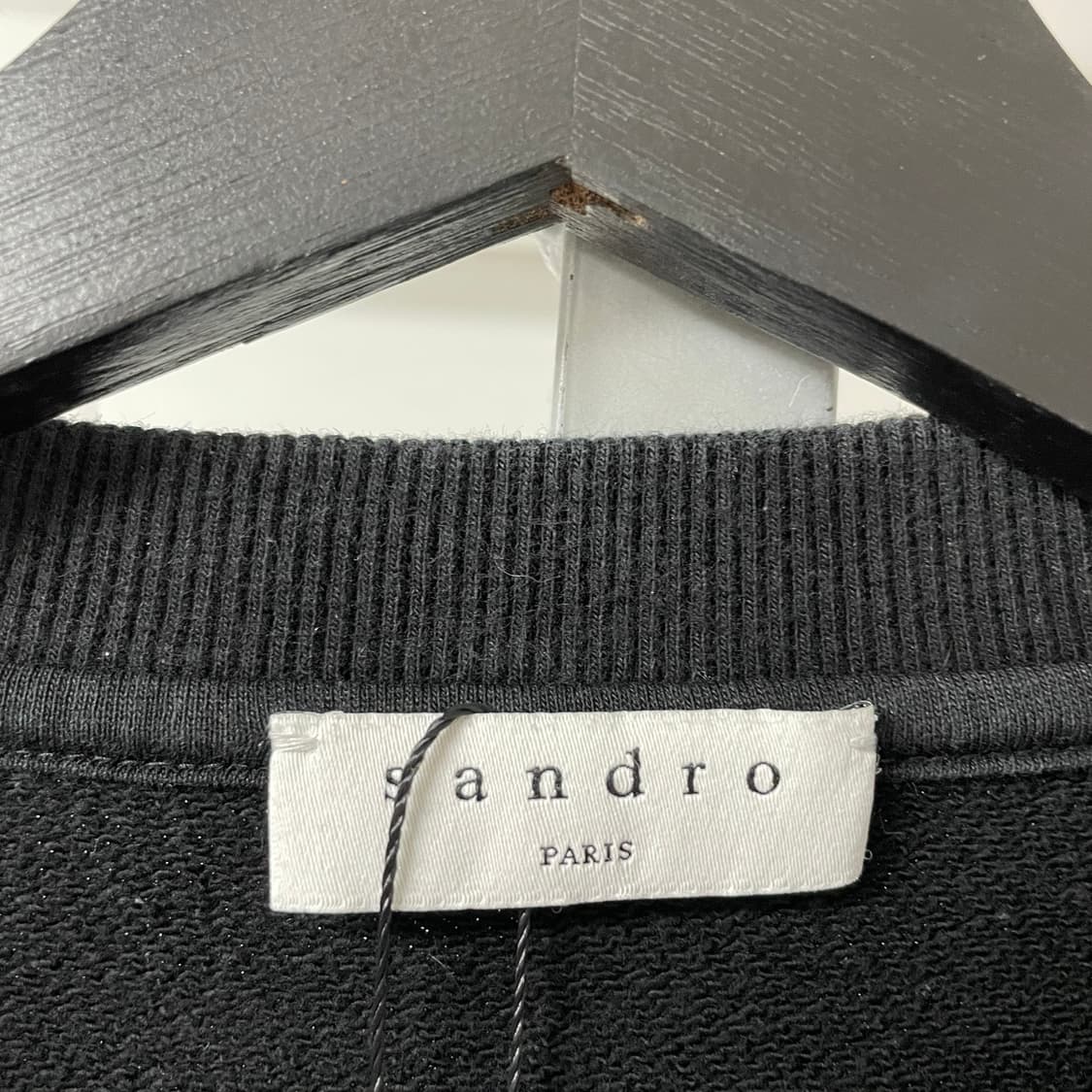 산드로 로고 맨투맨 블랙 M 상품이미지5