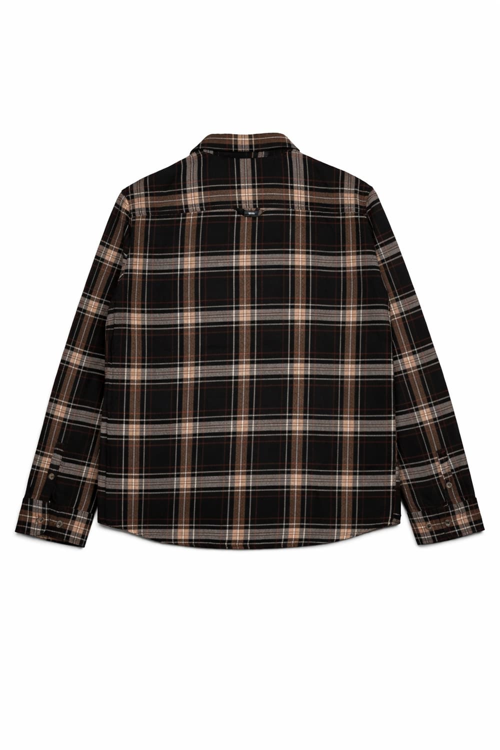 JPN 일본 빈티지 y2k 아메카지 브라운 블랙 플란넬 체크 셔츠 L 상품이미지2