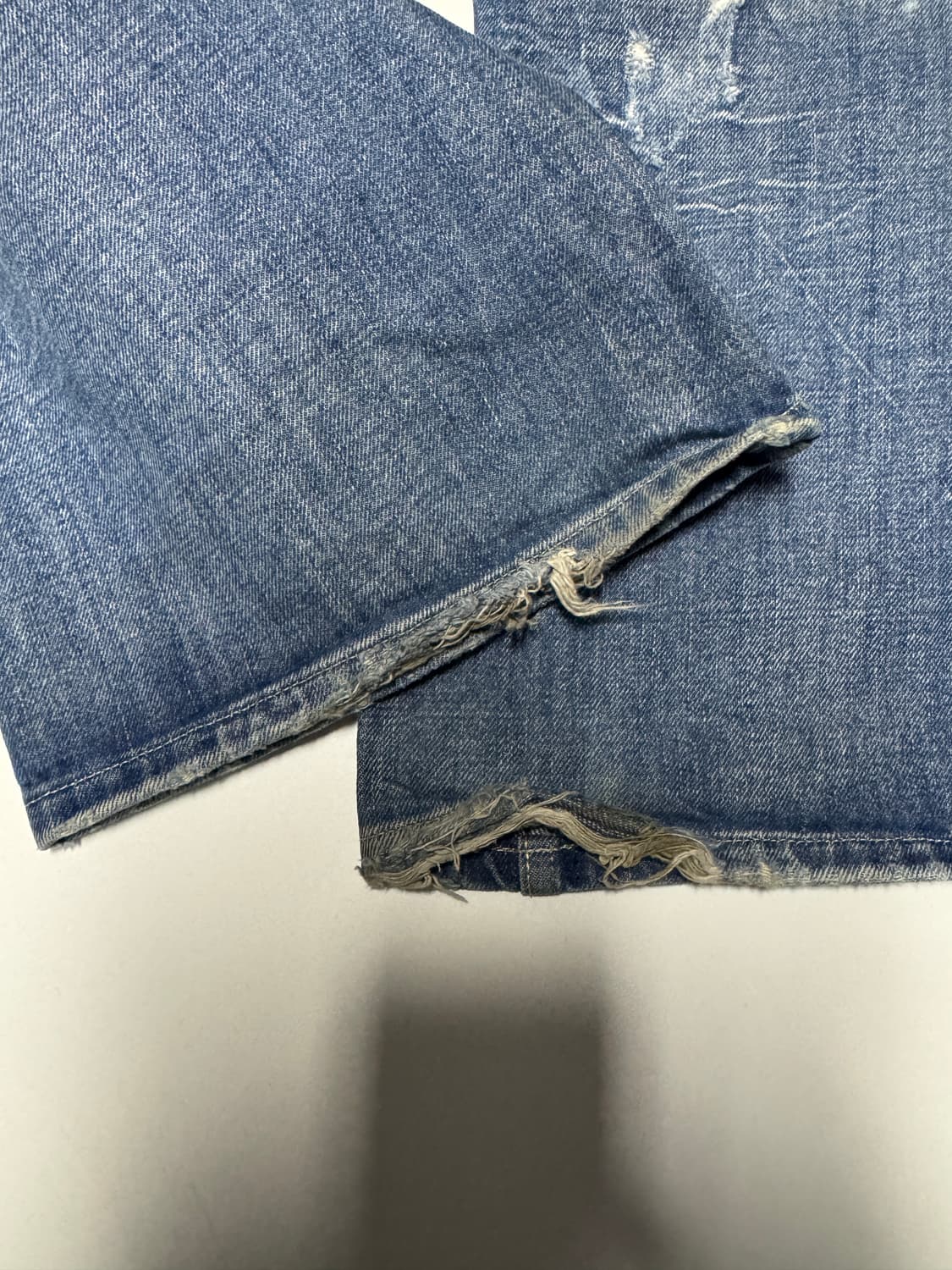 희귀!! 디젤 Diesel 자탄 디스트로이드 부츠컷 데님팬츠 35.4인치 상품이미지8