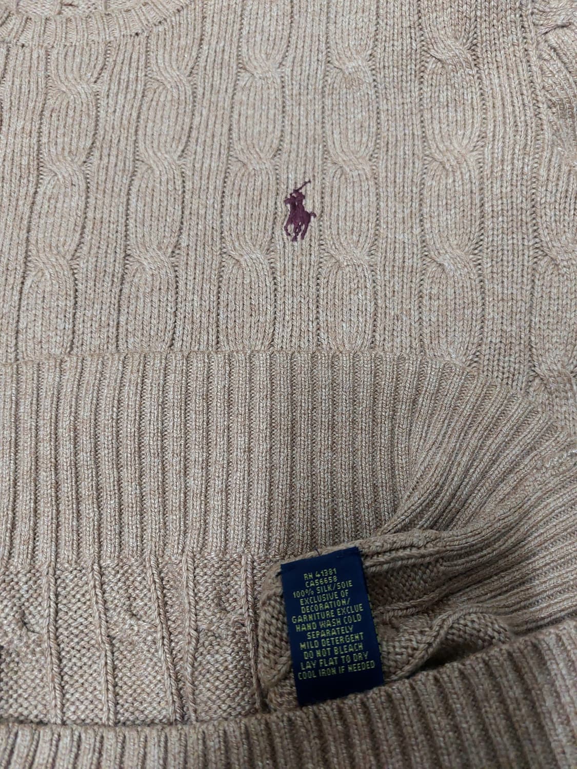 폴로 랄프로렌 실크100% L 상품이미지6