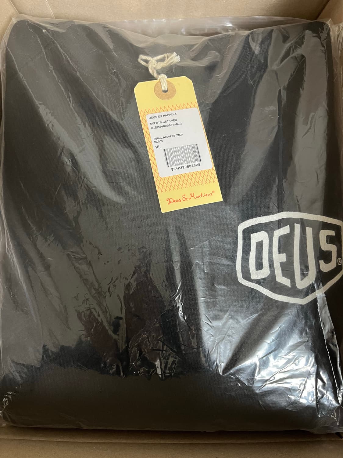 [XL] 데우스 엑스 마키나 서울 크루넥 블랙 새상품 상품이미지1