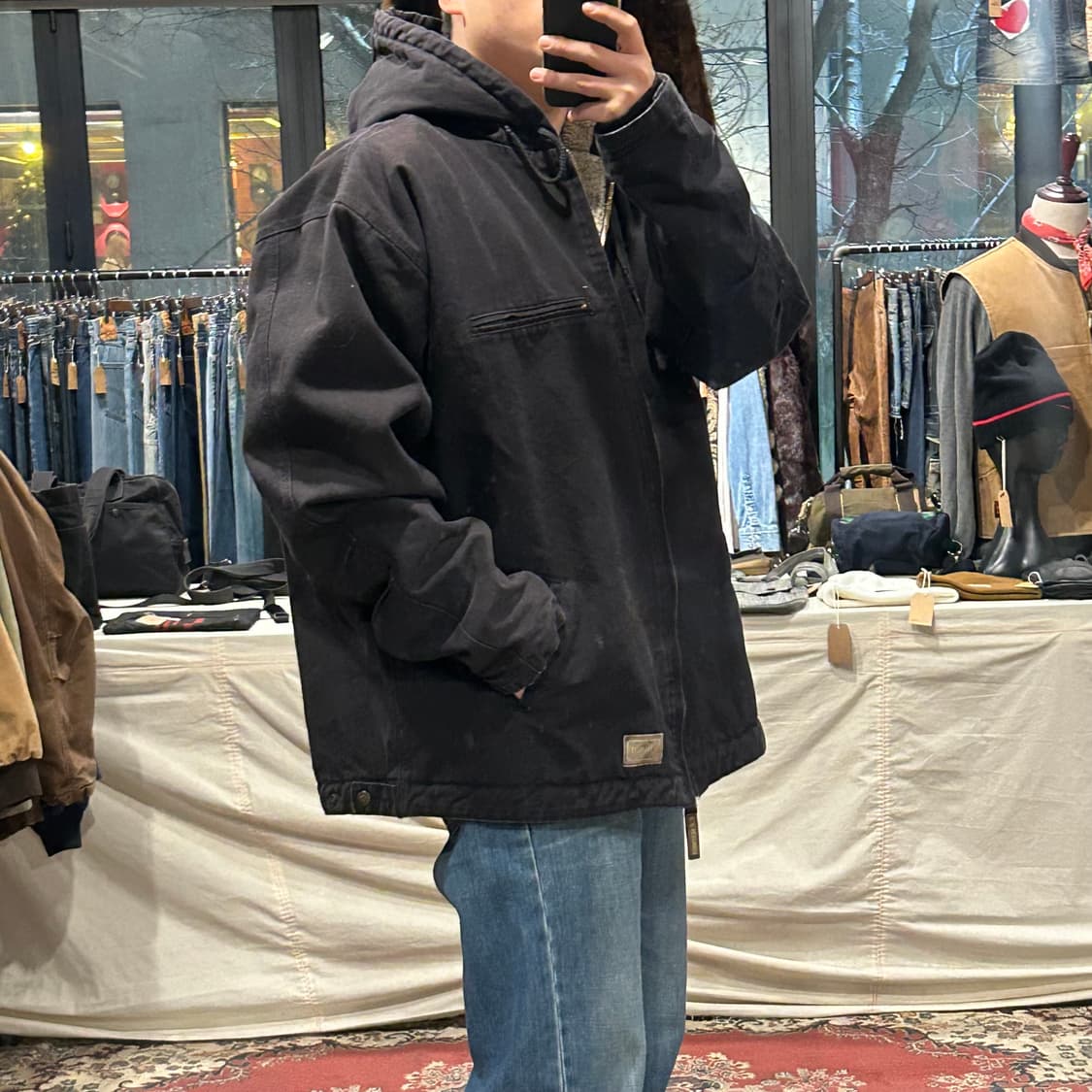 XXL) SCHMIDT 슈미트 워크웨어 액티브 자켓 블랙 상품이미지10