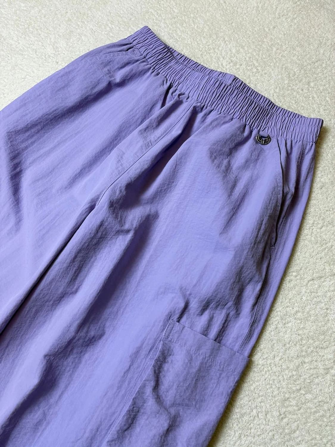 라라폭스 24ss 나일론 포켓 세미와이드 팬츠 PN6415    상품이미지3