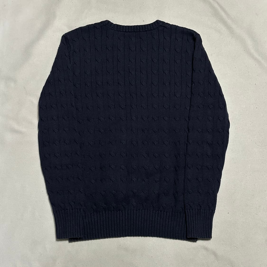 폴로랄프로렌 네이비 꽈배기 니트 상품이미지3