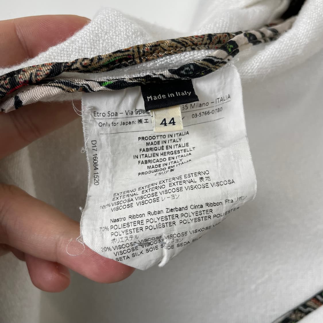 에트로 이탈리아 비스코스 자켓 상품이미지8