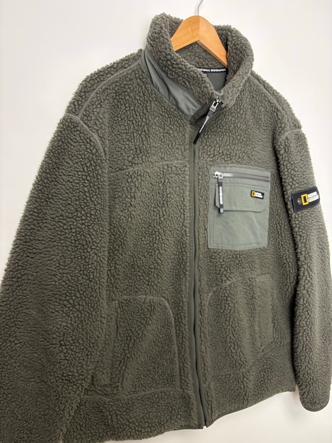 내셔널지오그래픽 뽀글이 플리스 자켓 (기모) 상품이미지2