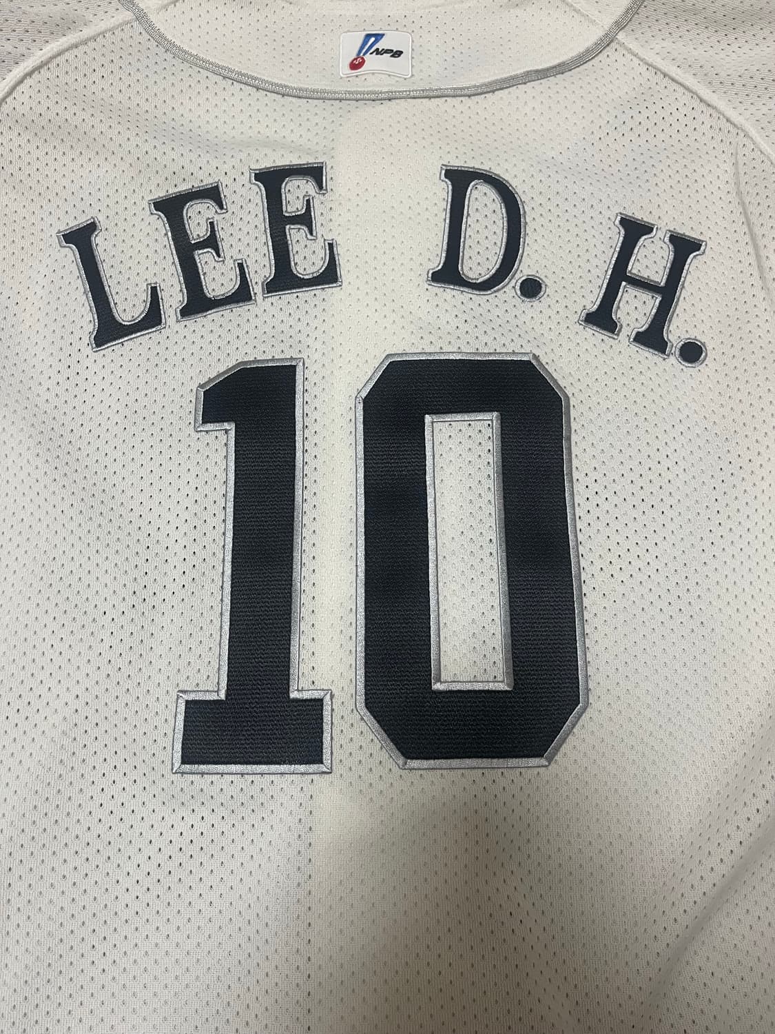 미즈노 L사이즈 이대호 소프트뱅크 호크스 홈 정품 유니폼 상품이미지3