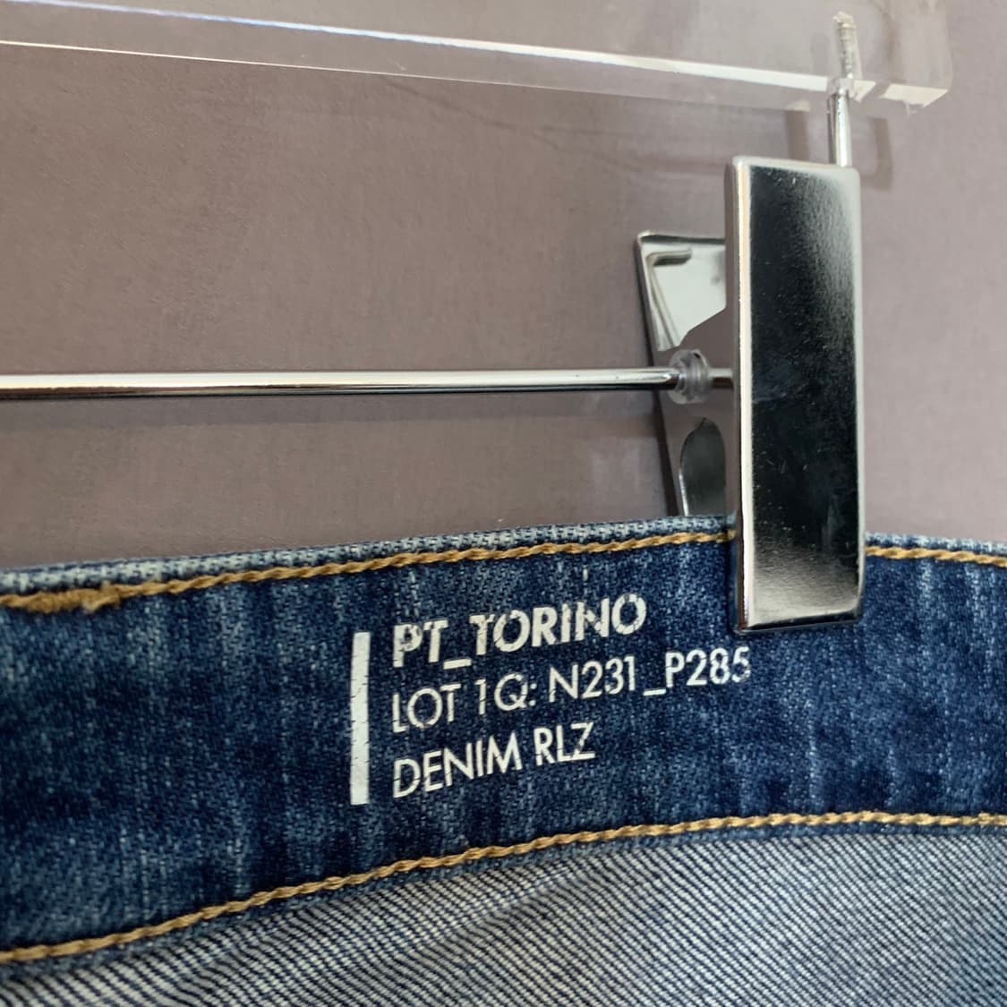 32인치 PT토리노 레게 데미지 워싱 스판 데님 청바지 상품이미지8