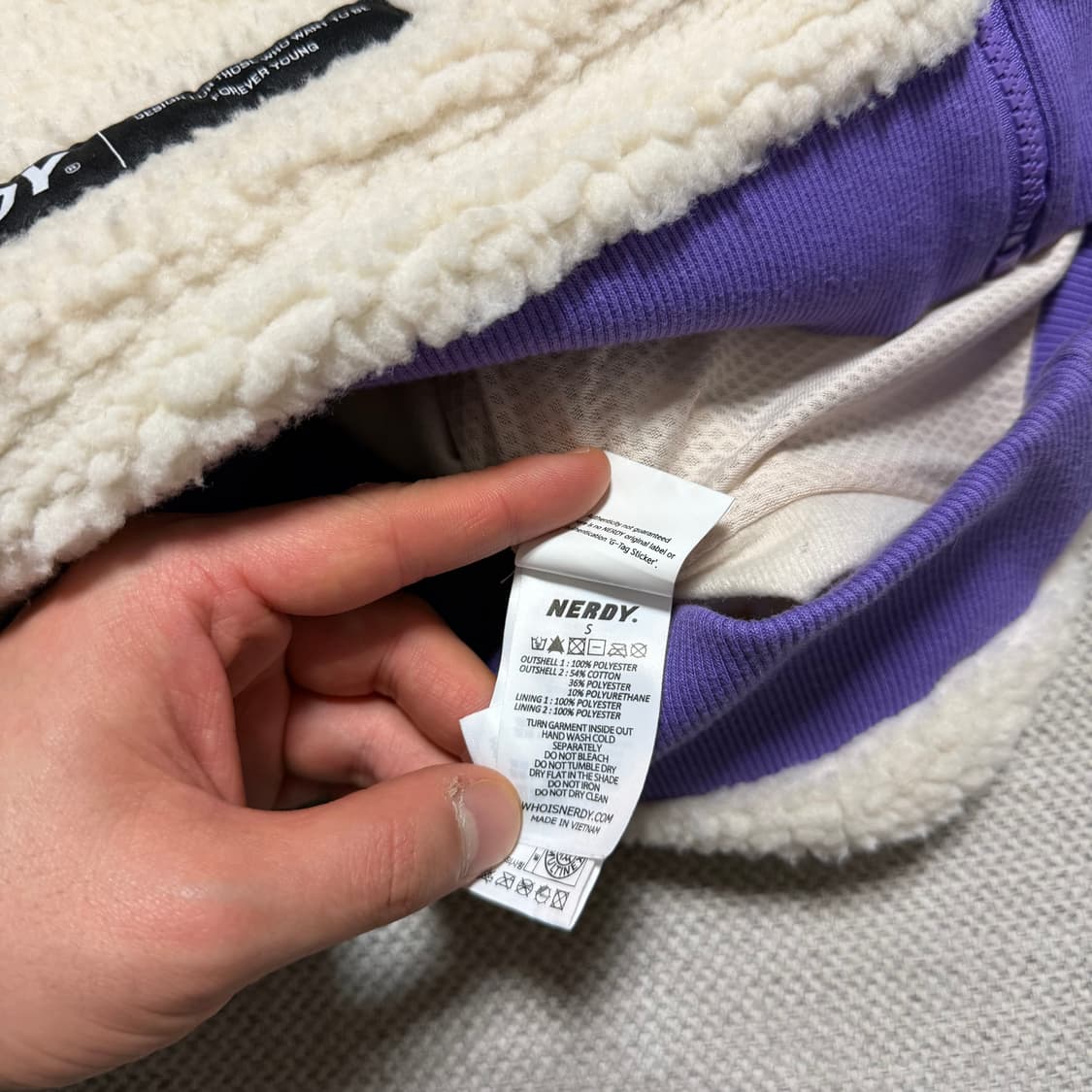 널디 NERDY 뽀글이 플리스 베스트 상품이미지5