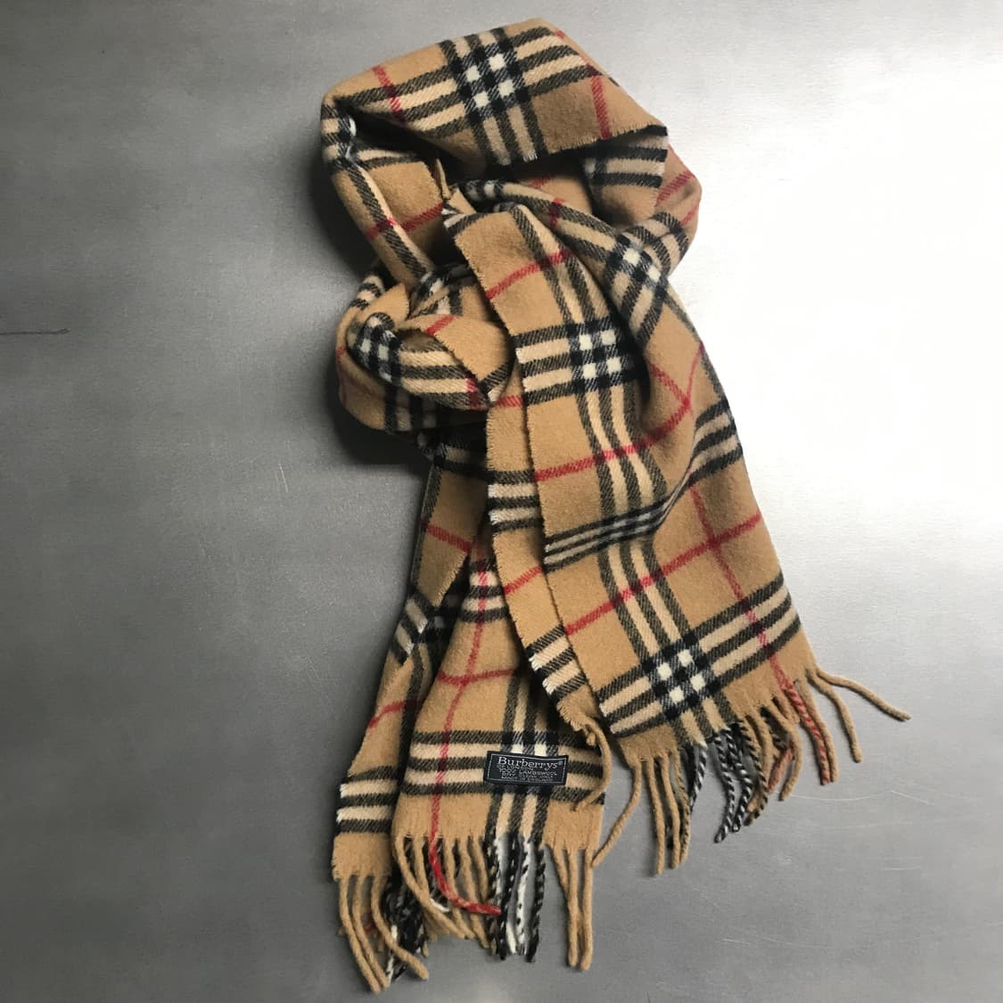 버버리 정품 램스울 머플러 베이지 상품이미지4