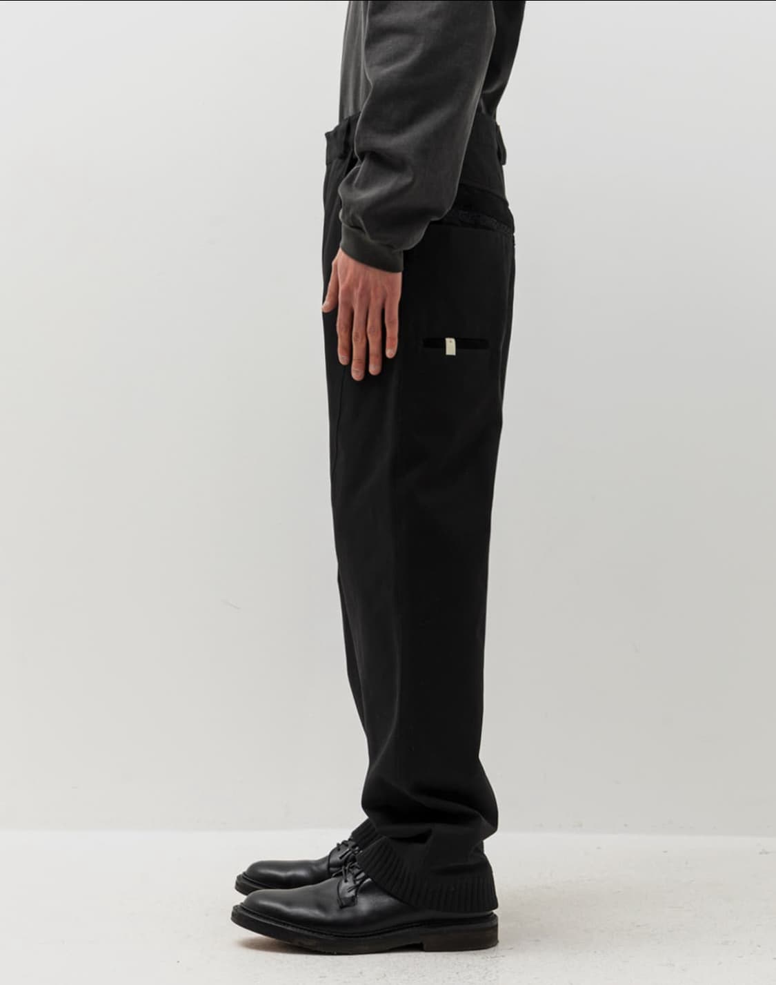 엑슬림 EP.3 02 TROUSERS BLACK 상품이미지4