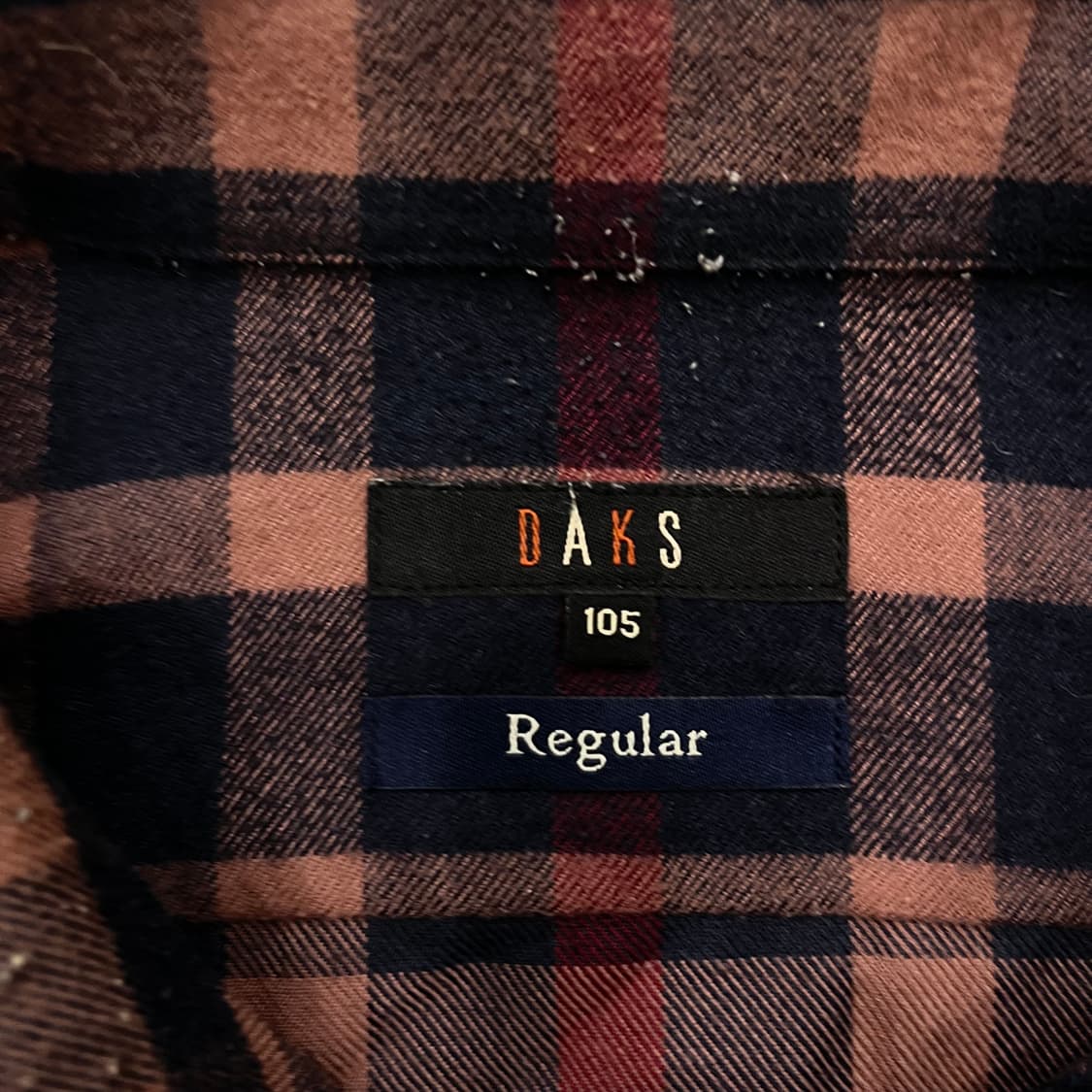 105 닥스 체크 셔츠 남방 상품이미지5