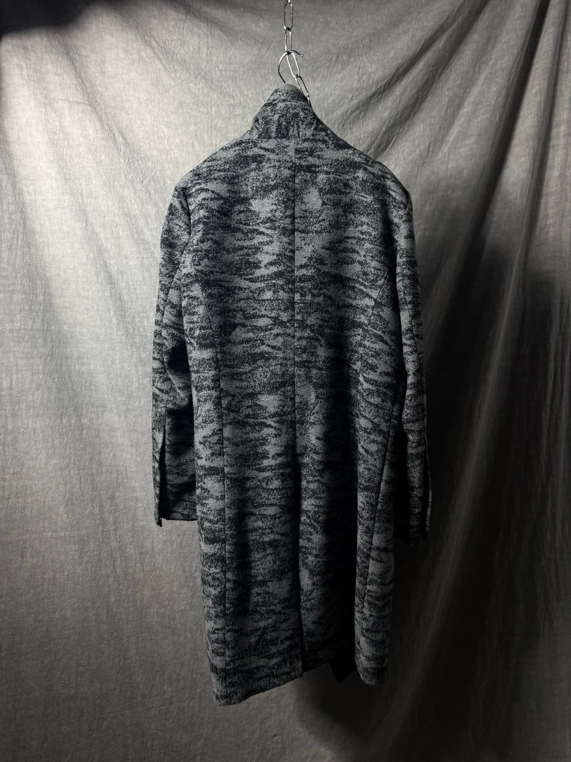 NO ID Textured Asymmetric Collar Coat  상품이미지8