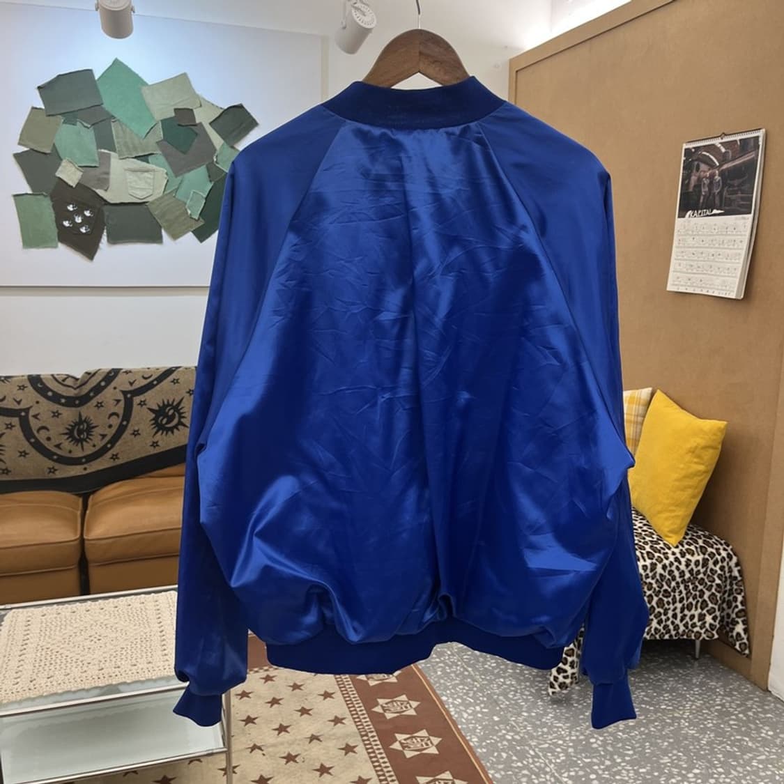 킹 루이 USA 데비 올드스쿨 레트로 펑크 바시티 자켓 XL C10355 상품이미지4