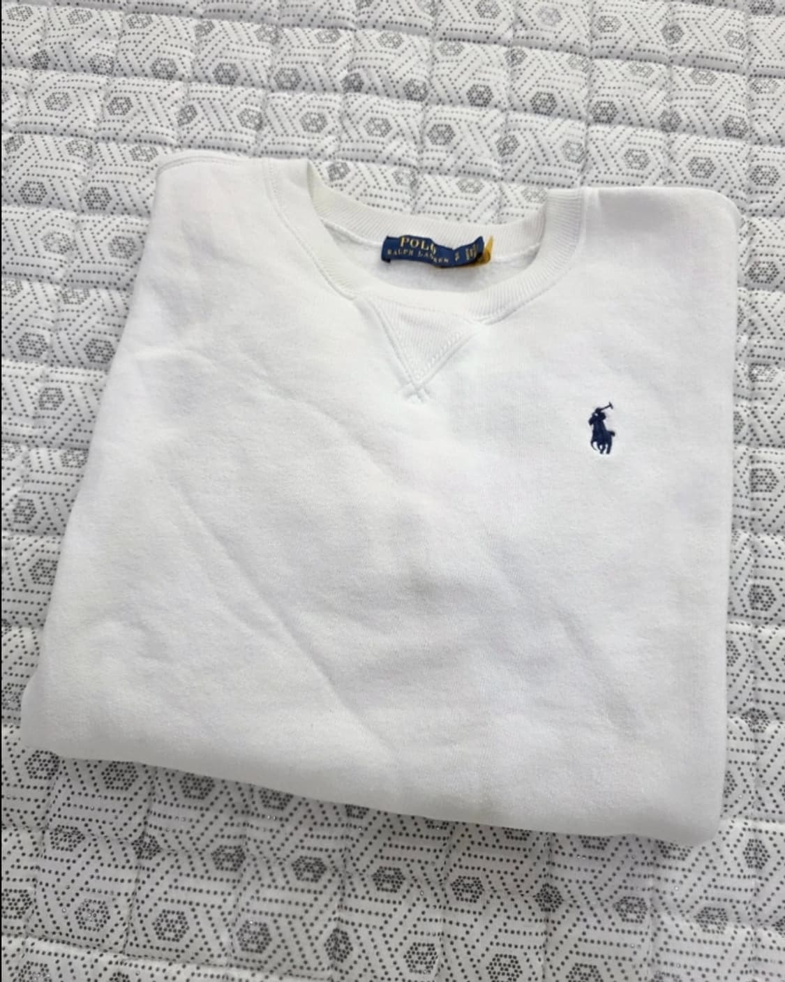 정품 폴로 랄프로렌 화이트 맨투맨 ~55 상품이미지4