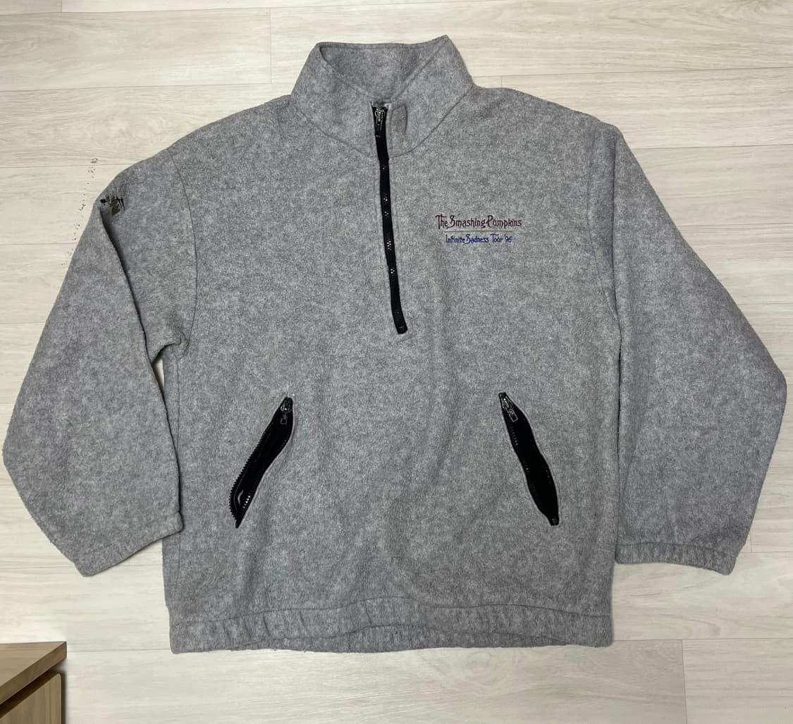 90s 스매싱펌킨스 투어 집업후리스 상품이미지2