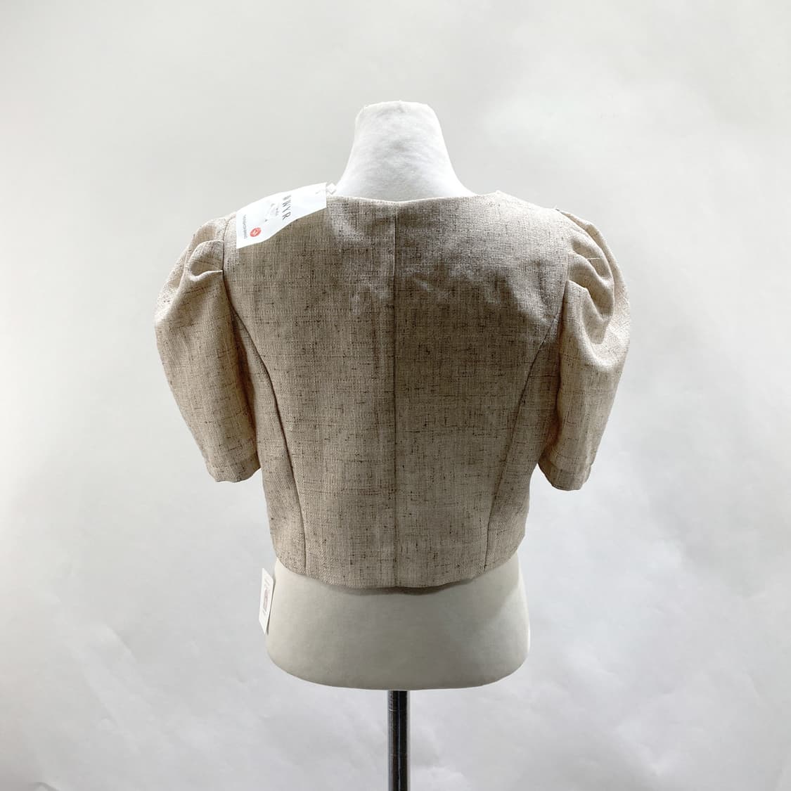 WWYR 택새상품 여성크롭반팔트위드자켓 55 상품이미지3