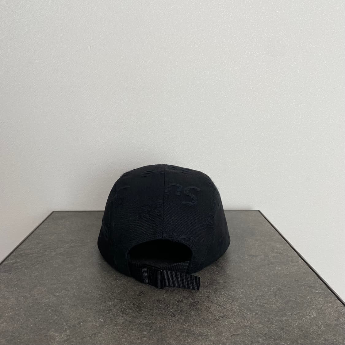 (OS) 슈프림 박스로고 캠프캡 모자 자카드 블랙 상품이미지4