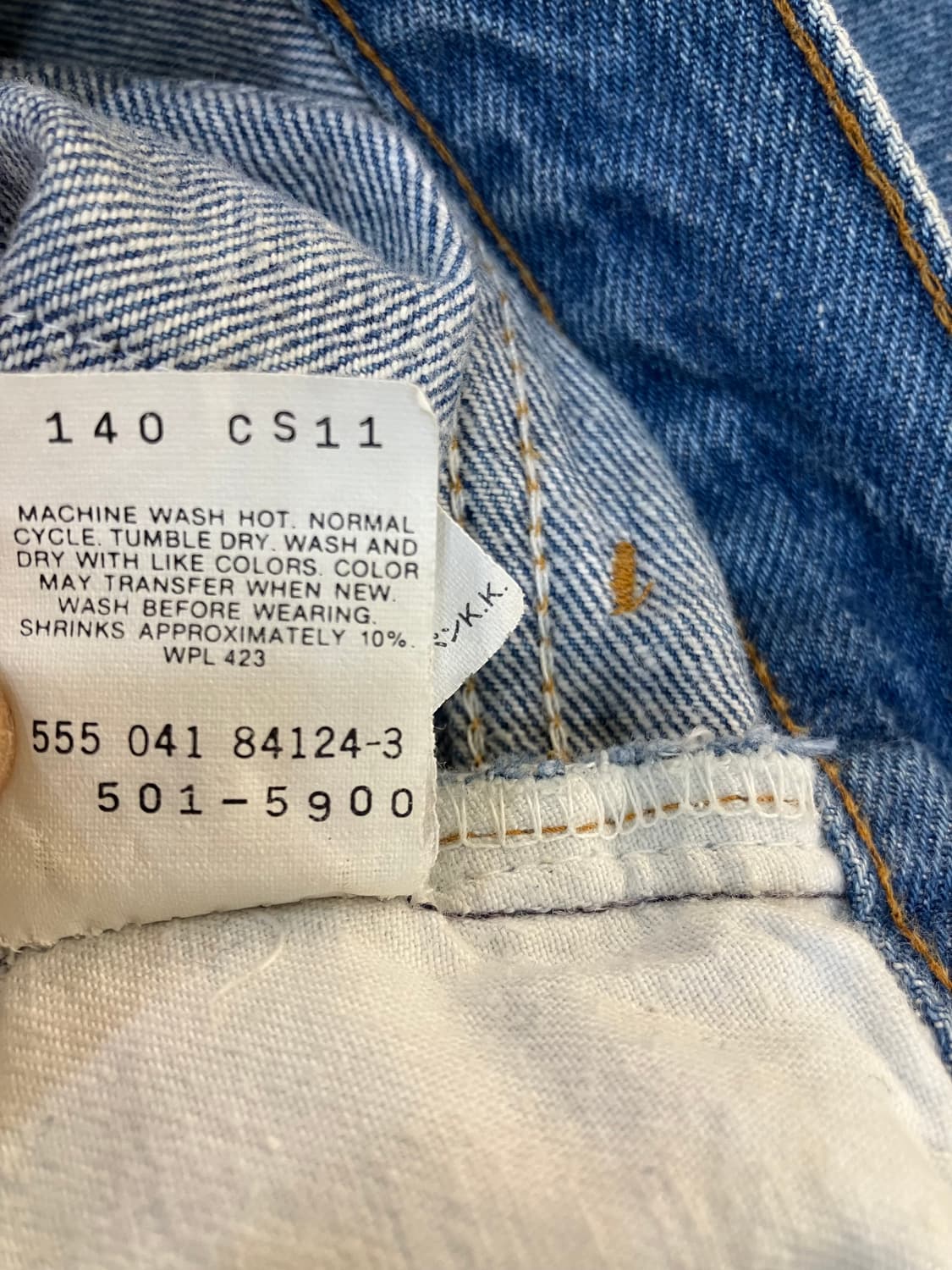 90's usa 리바이스 501 데님 팬츠 32 상품이미지9