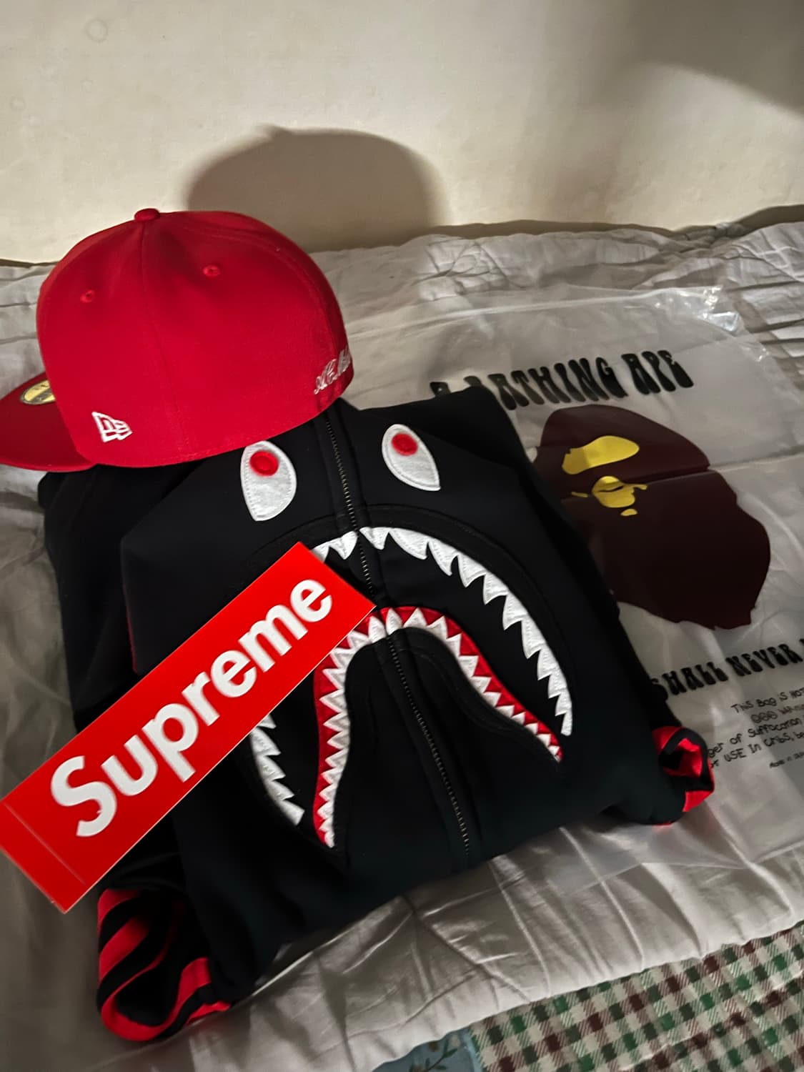 아디다스X베이프 샤크후드 S 상품이미지1