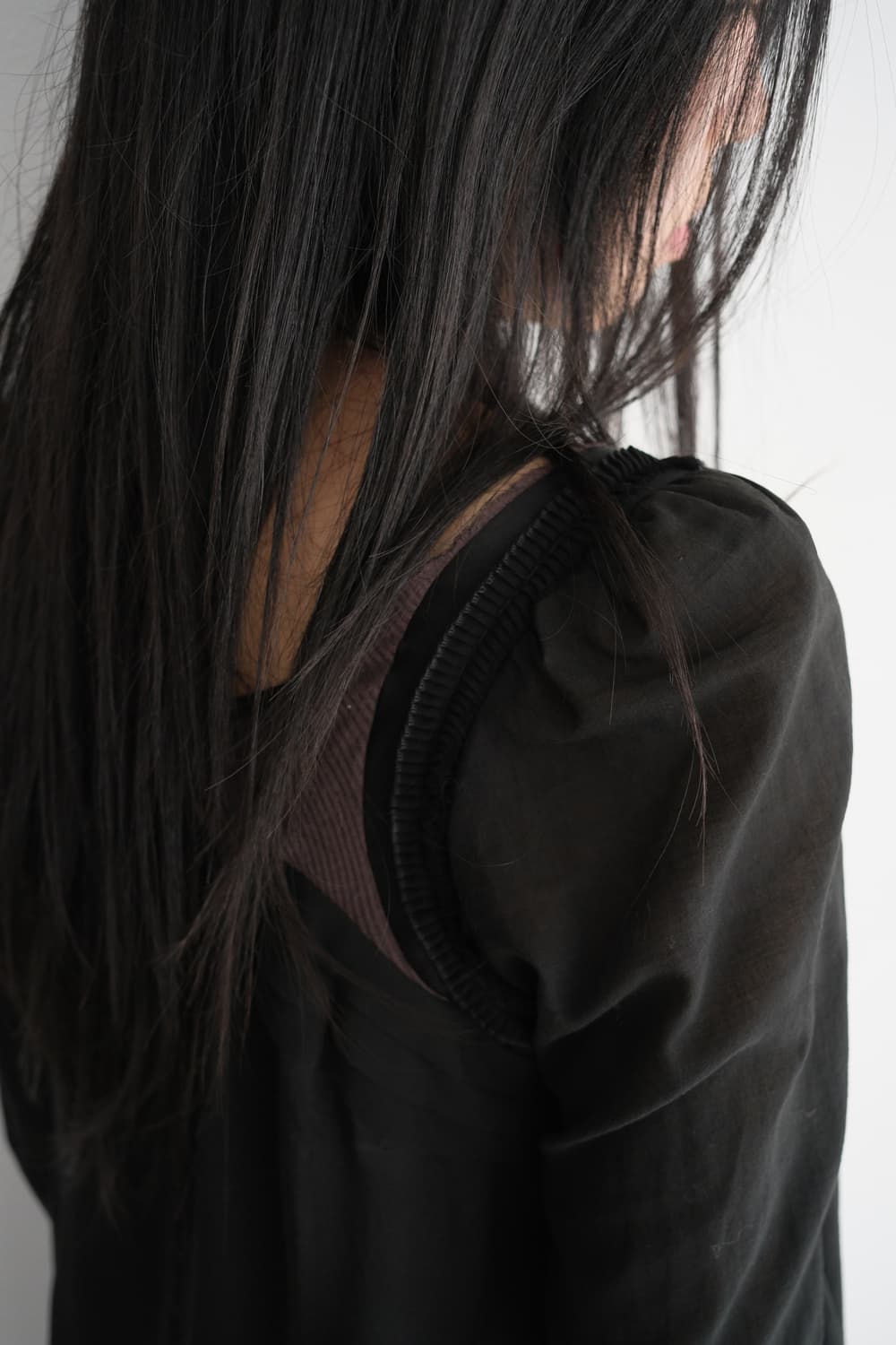 Lettering silk dress 상품이미지4