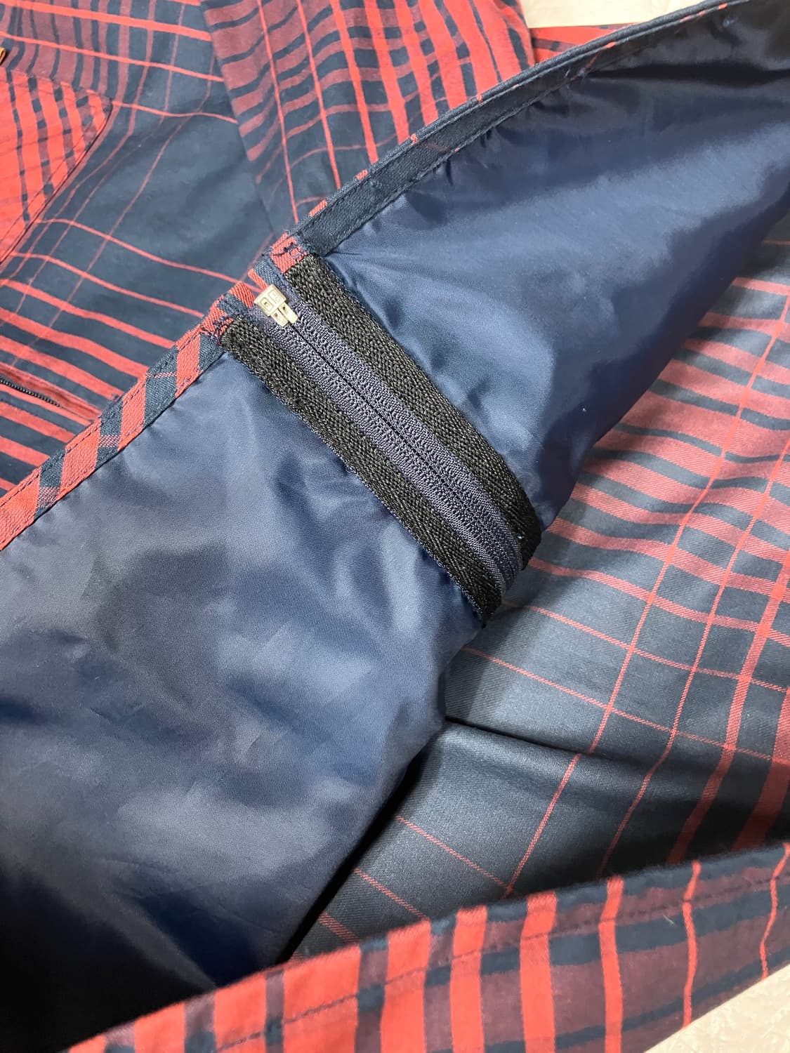 VANS 마운틴 에디션 체크 후드집업 바람막이 M 상품이미지8