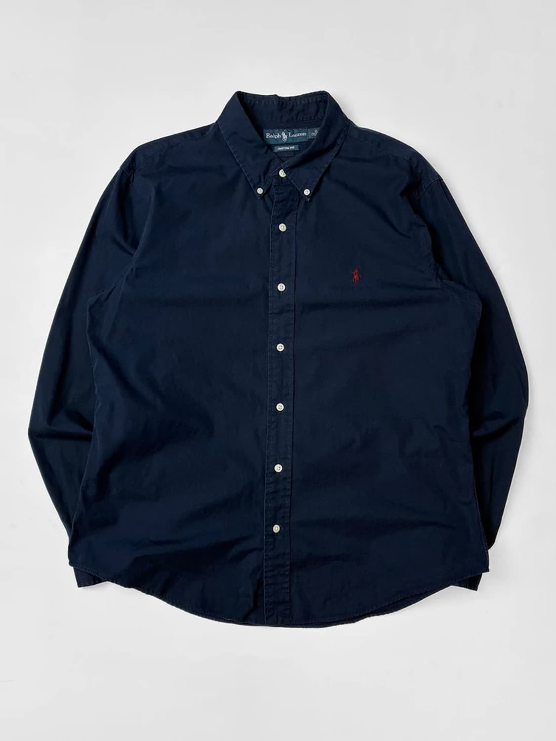 폴로 랄프로렌 00s 옥스퍼드 솔리드 자수로고 셔츠 PN5417 상품이미지1