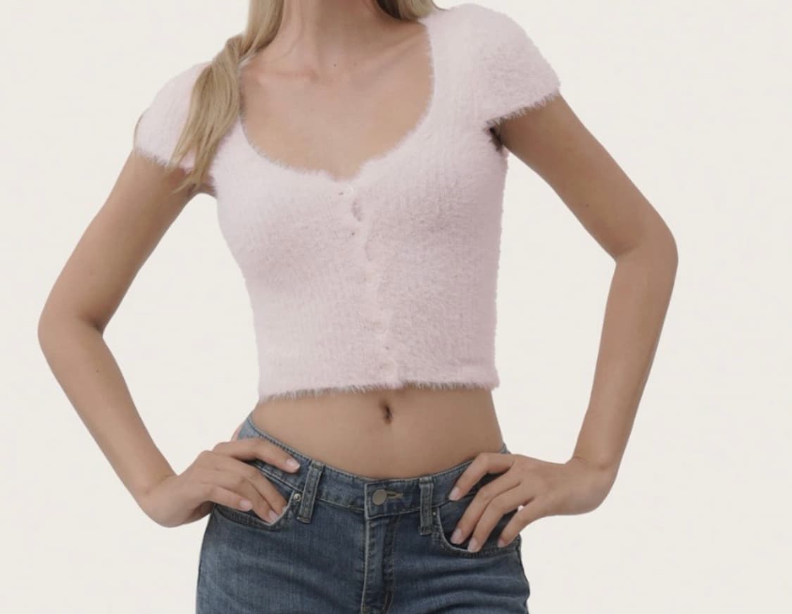클리시어 Cotton candy fur cardigan *택달린 새상품* 상품이미지1