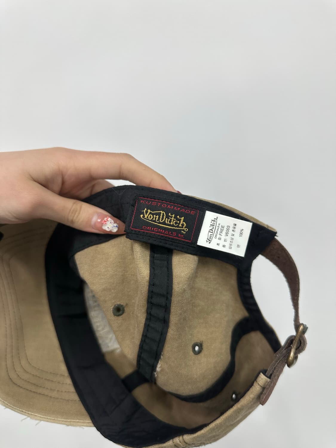 본더치 베이지 볼캡  상품이미지3