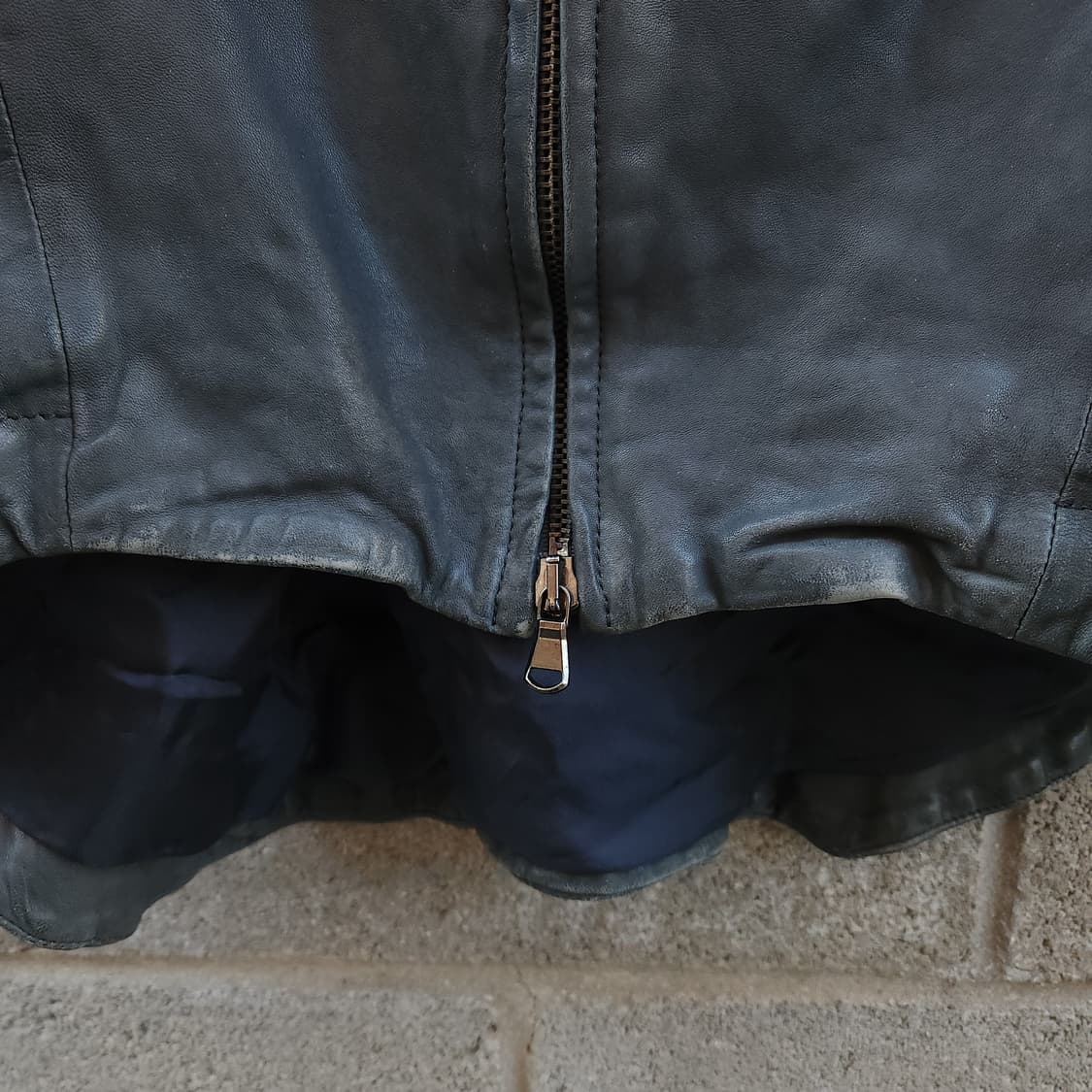 [M] Ilaria Nistri 조끼 롱 레더 자켓 상품이미지4