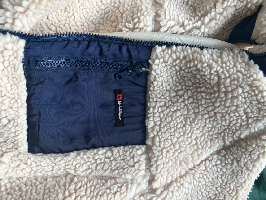 Vintage] 네이비 배색 포켓 플리스 자켓 (Salvatore Fer 상품이미지2