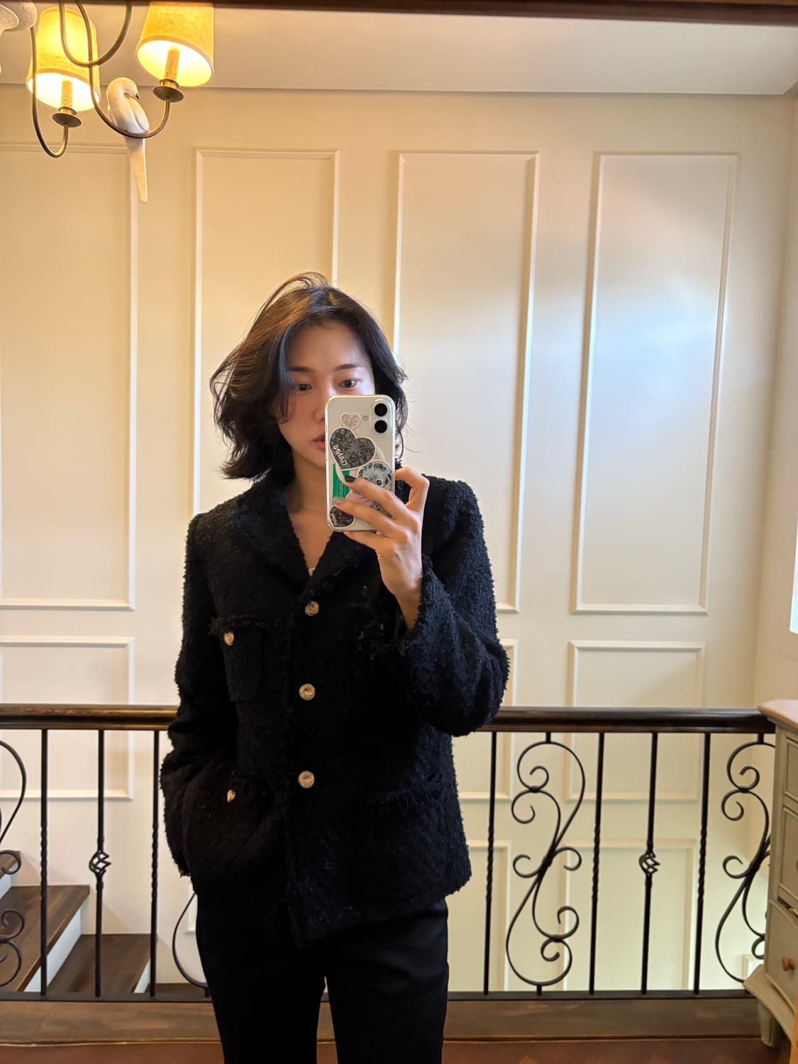 오르 골드버튼 자켓 상품이미지1