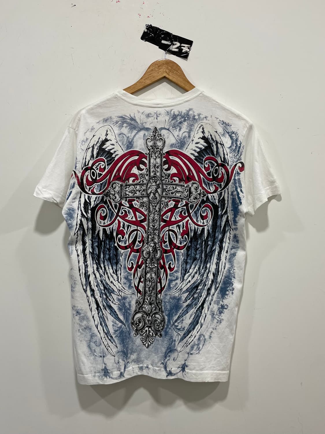 Konflic 콘플릭 Y2K 펑크 빅 프린팅 반팔티셔츠 상품이미지5