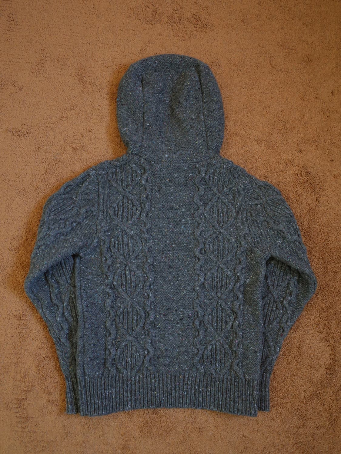 스카치앤소다 케이블 차콜 후드 니트 상품이미지4